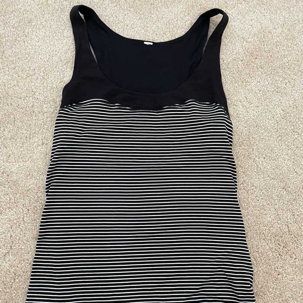 LULULEMON Striped Workout Tank